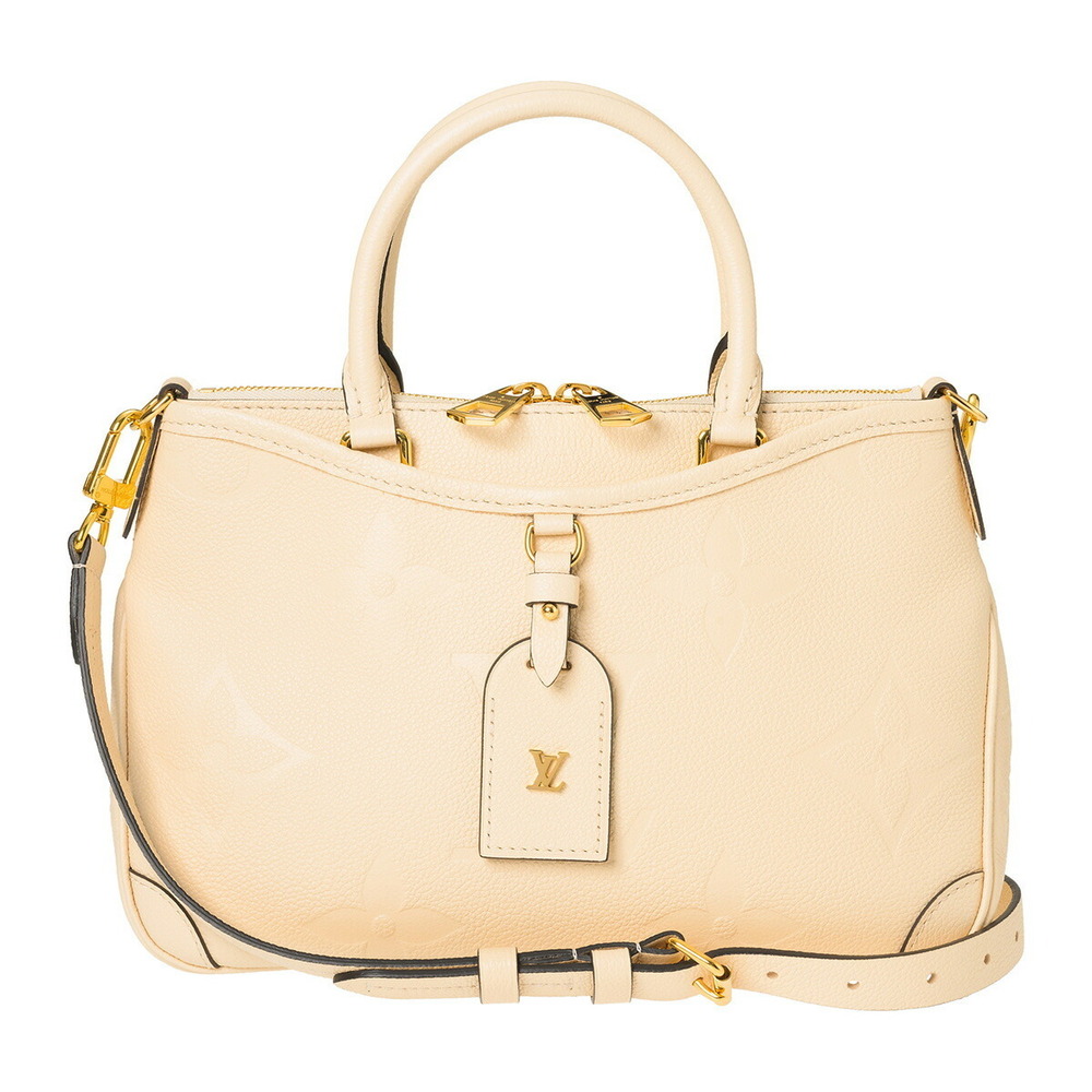 Louis Vuitton Monogram Trianon Tote Bag Cream